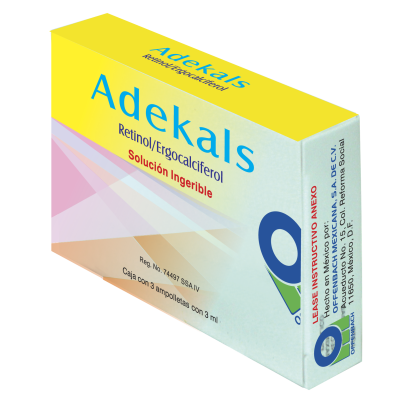 Adekals solución ingerible